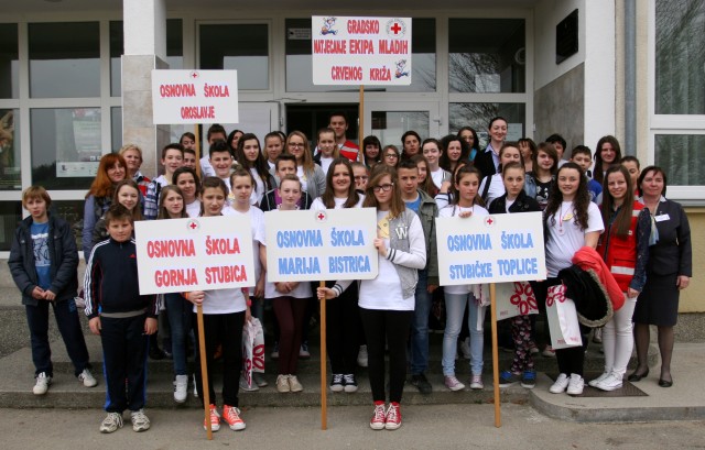 10. GRADSKO NATJECANJE EKIPA MLADIH CRVENOG KRIŽA GDCK-a DONJA STUBICA